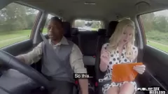 Play Busty European Blonde with Tattoos Gets Pounded in the Car