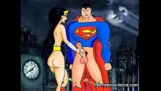 Odtwórz Cartoon Xxx Batman kontra Hentai Superman i Batgirl