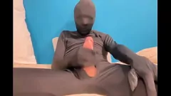 Play Sensual Solo Session: Dick-teasing Teen in Black Bodysuit