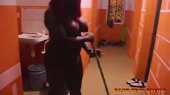 Reproducir Ebony Fuckqueen monta BBCPussy Fucking Outdoor con corrido