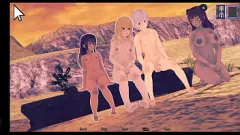 Abspielen Kurvige Harem -Monster -Mädchen im intimen Rollenspiel