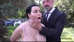 Play Arish Lamborghini's Rough Doggy Style Throatfuck Session